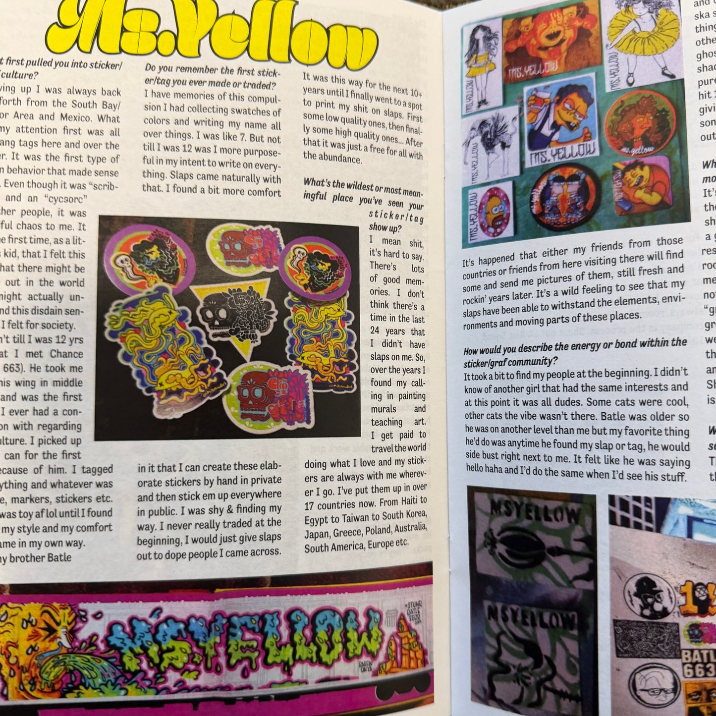 2025 Special Issue “Sticker Movie” the zine Going Postal in LA #8