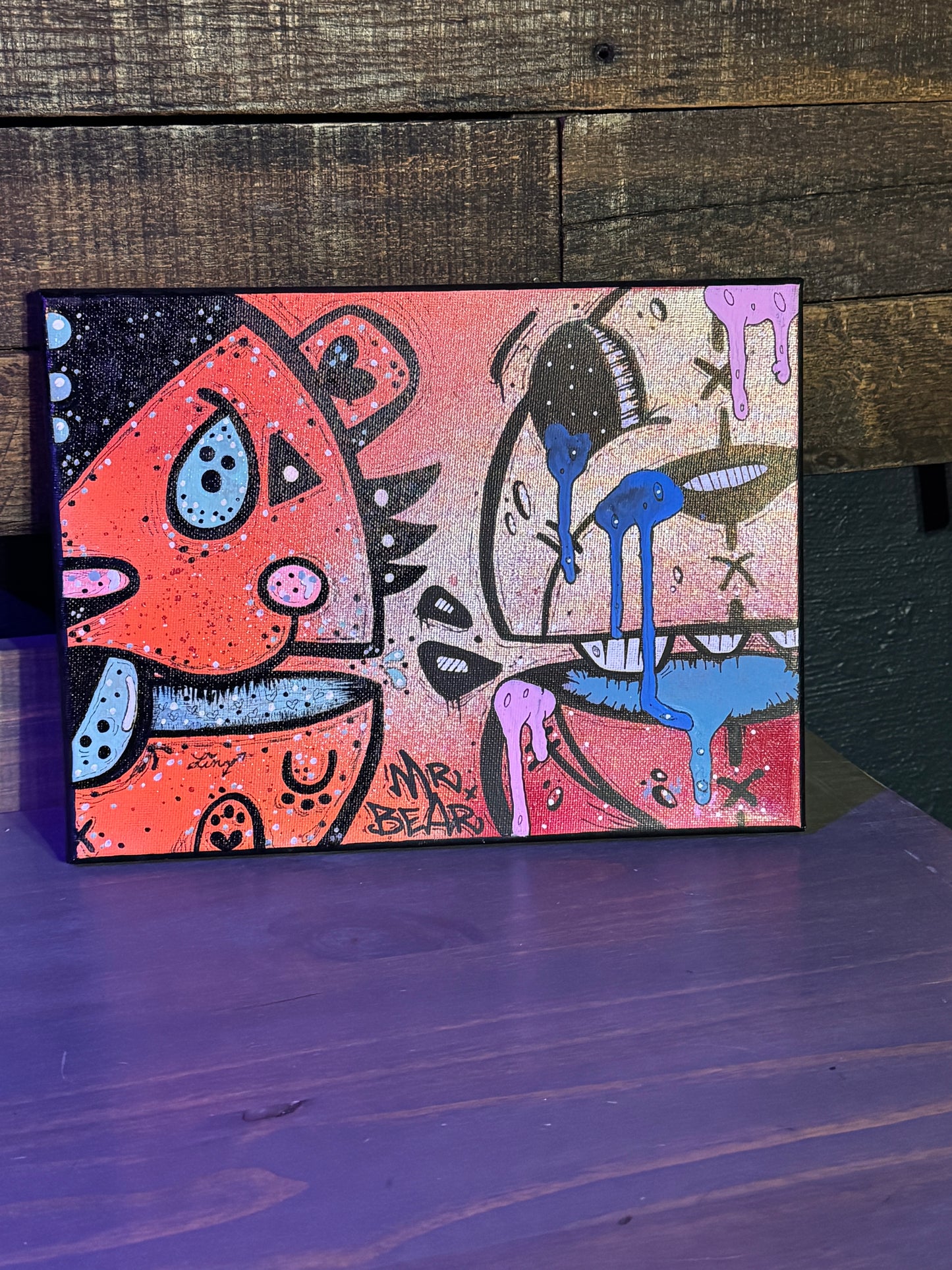 Mr Bear Canvas (collab)