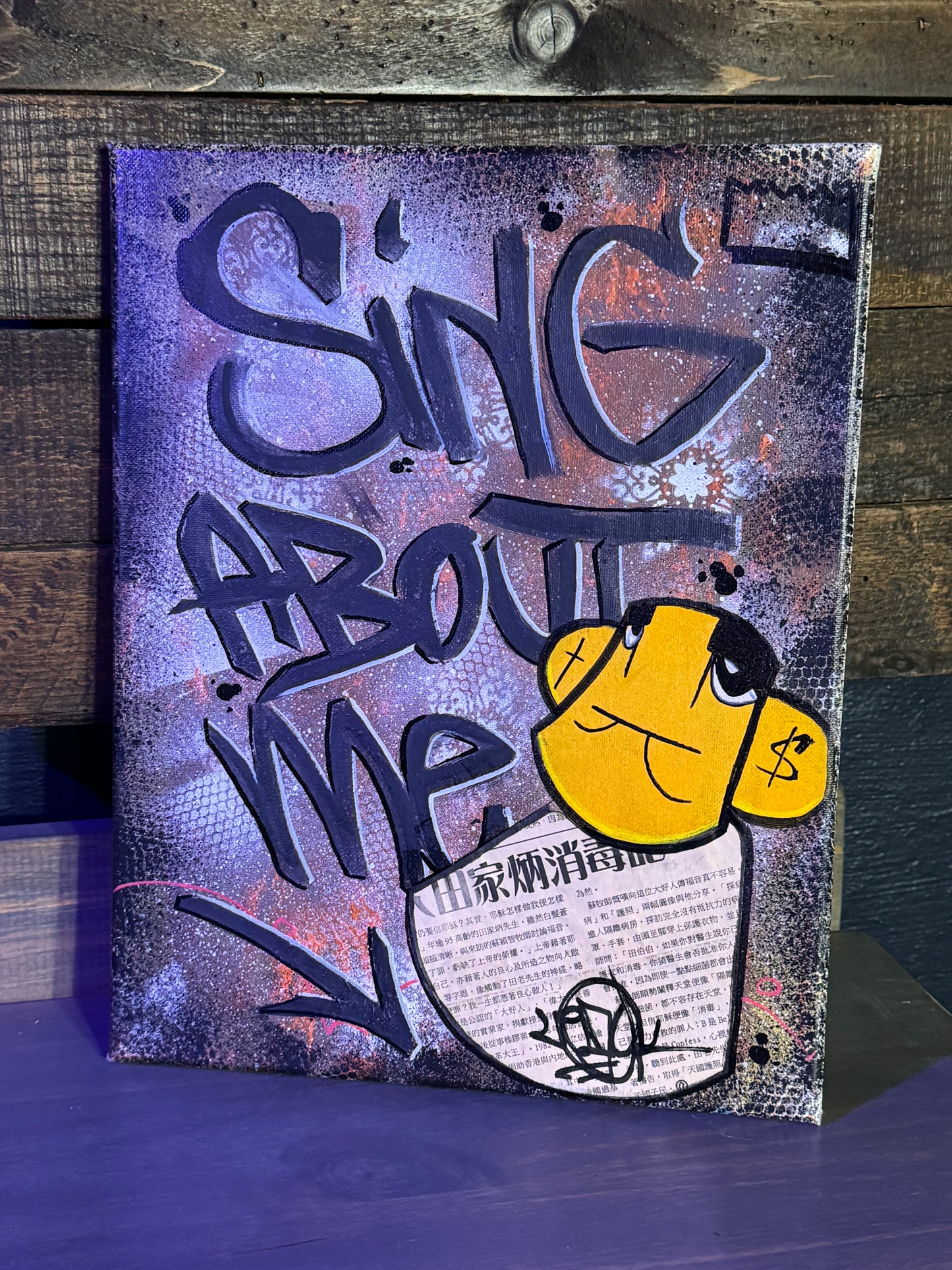 "Sing About Me" Canvas by Vedo