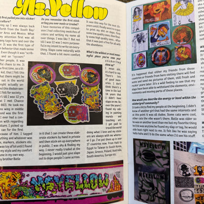 2025 Special Issue “Sticker Movie” the zine Going Postal in LA #8