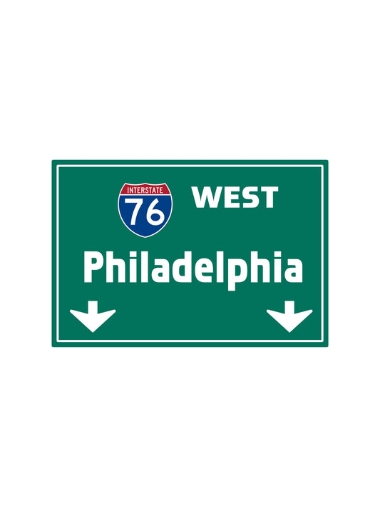 mini 95 WEST Philadelphia Sign